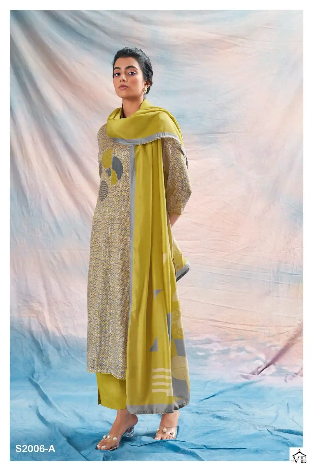 Ganga Sloane 2006 Premium Wool Pashmina Wholesale Designer Winter Wear Salwar Suit Catalog — Wholesale Salwar Suits, Ganga wholesale from Surat - Gallery Image 2