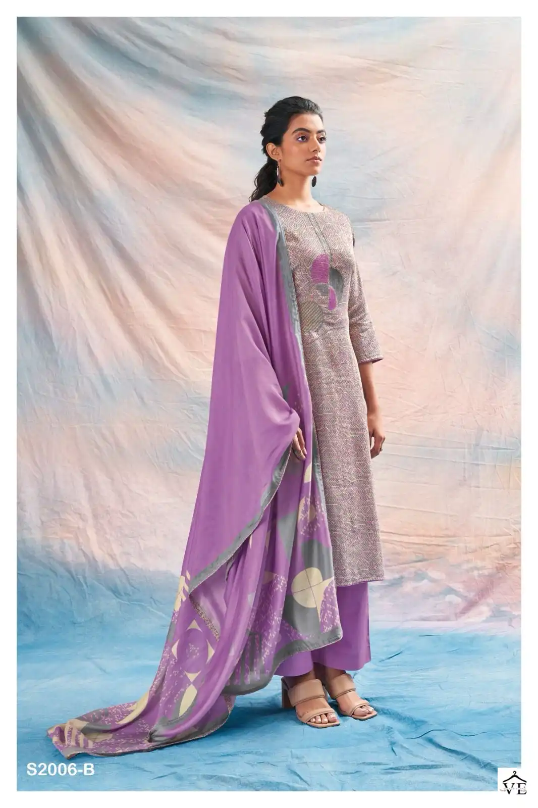 Ganga Sloane 2006 Premium Wool Pashmina Wholesale Designer Winter Wear Salwar Suit Catalog — Wholesale Salwar Suits, Ganga wholesale from Surat - Gallery Image 3