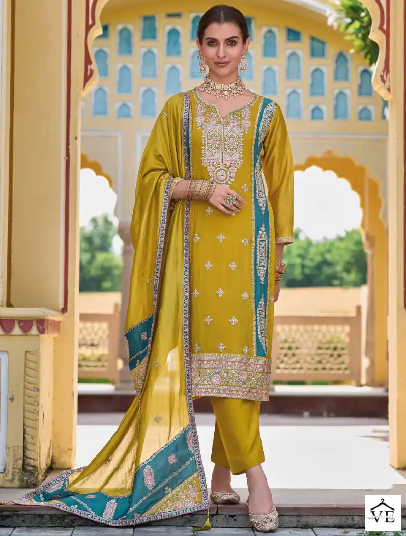Eba Lifestyle Sophia Premium Silk Wholesale Designer Salwar Suit Catalog — Wholesale Salwar Suits, Eba Lifestyle wholesale from Surat — view 1