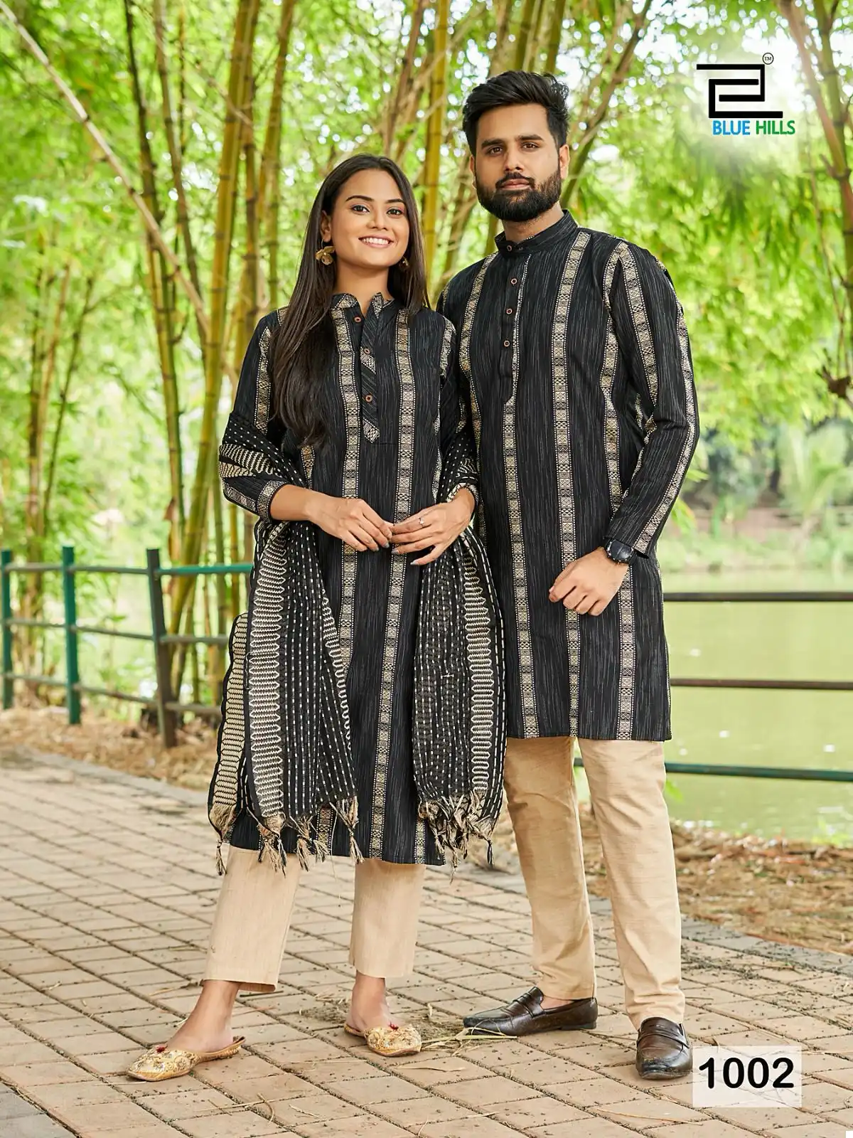 Banwari Soul Mates Cotton Wholesale Fancy Designer Couple Combo Set Catalog — Wholesale Salwar Suits, Banwery wholesale from Surat - Gallery Image 2