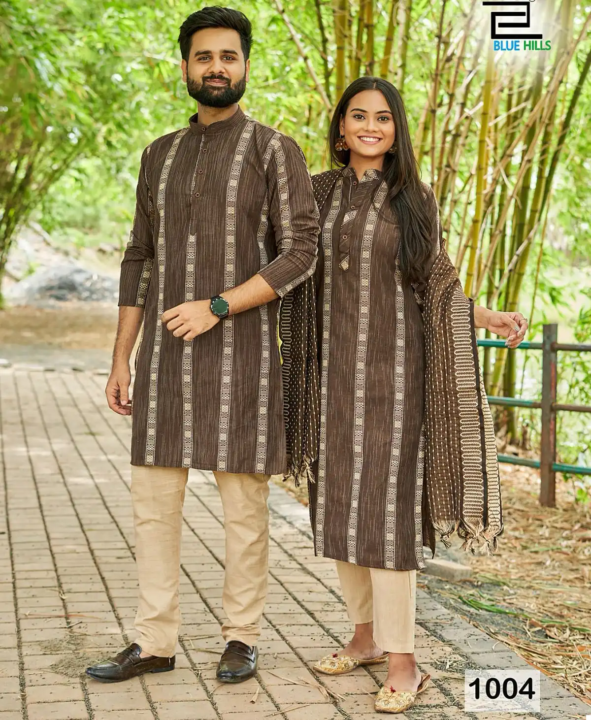 Banwari Soul Mates Cotton Wholesale Fancy Designer Couple Combo Set Catalog — Wholesale Salwar Suits, Banwery wholesale from Surat — view 1