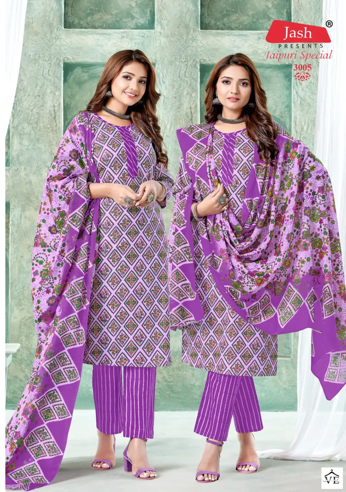Jash Jaipuri Special Vol 3 Cotton Wholesale Readymade Salwar Suit Catalog — Wholesale Salwar Suits, MPA wholesale from Surat - Gallery Image 3