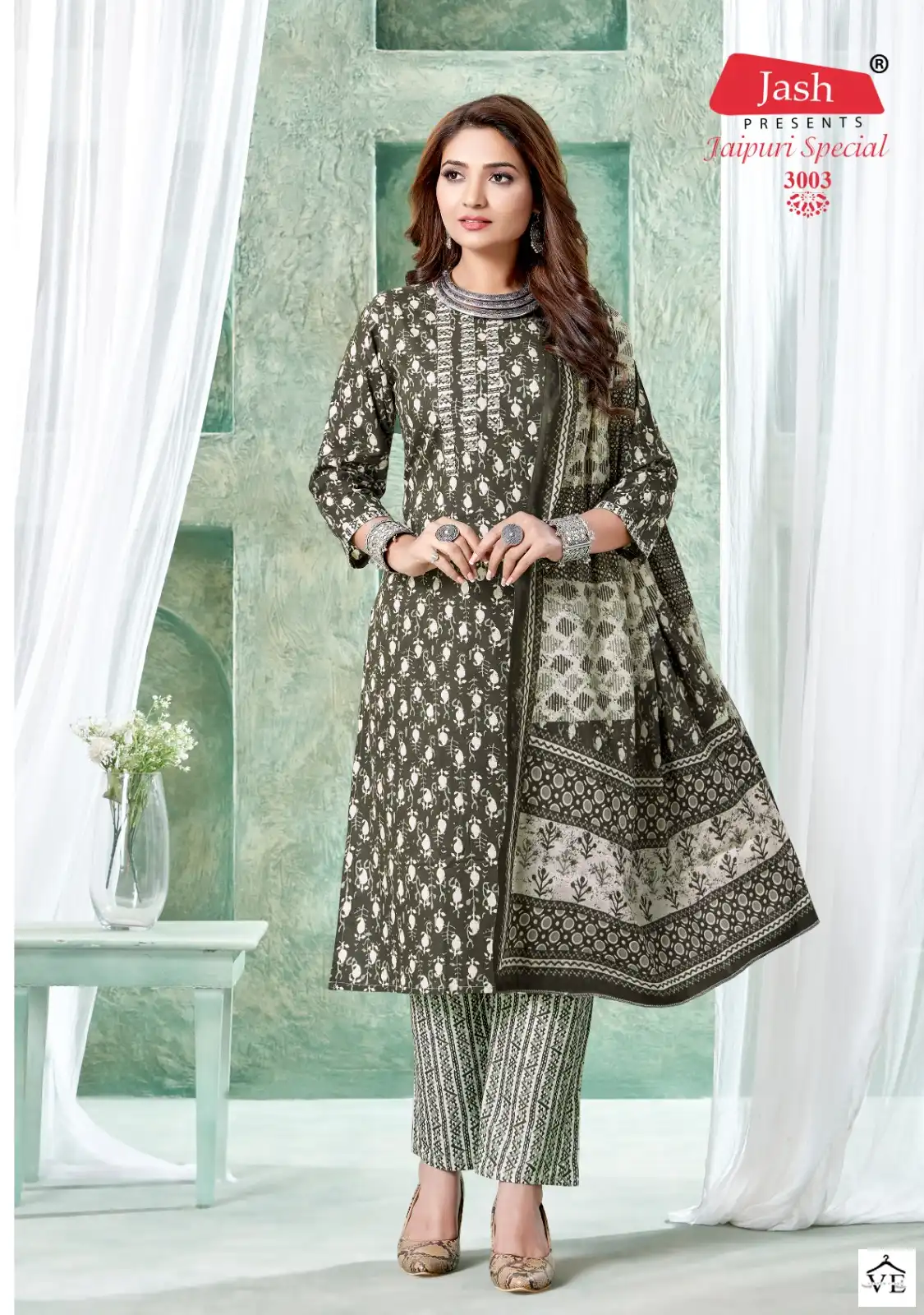Jash Jaipuri Special Vol 3 Cotton Wholesale Readymade Salwar Suit Catalog — Wholesale Salwar Suits, MPA wholesale from Surat - Gallery Image 5