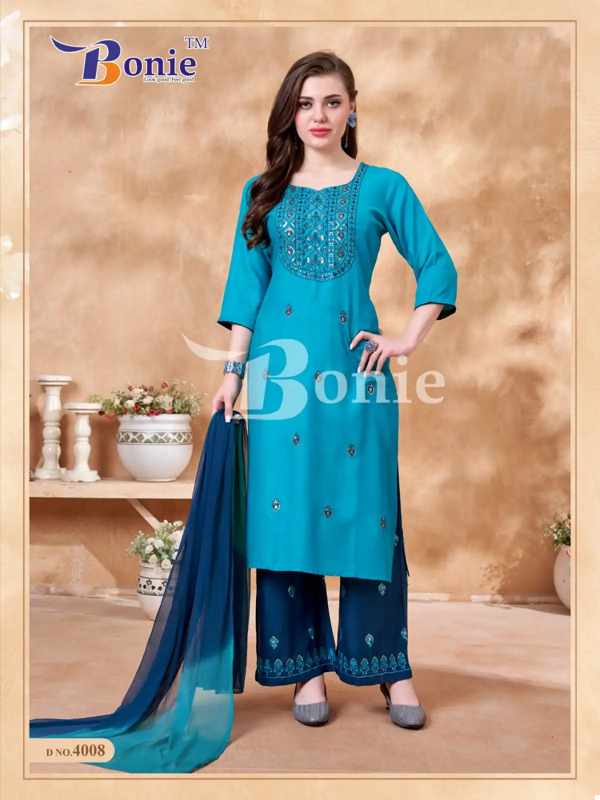 Bonie Stuti 4 Rayon 14 Kg Wholesale Readymade Salwar Suit Catalog — Wholesale Salwar Suits, bonie wholesale from Surat - Gallery Image 8