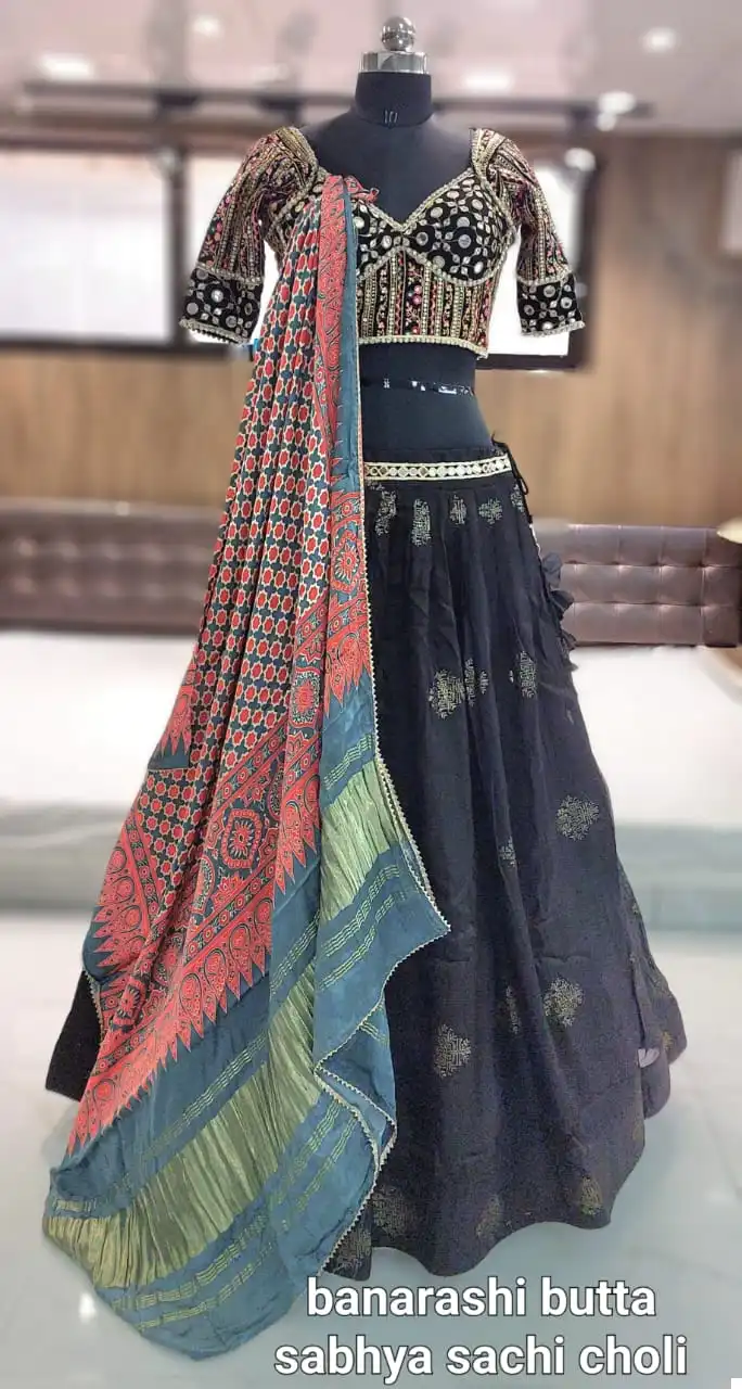 Rewaa Non Catalog P V Silk Wholesale Style Lehengas Catalog — Wholesale Lehenga, MPA wholesale from Surat — view 4