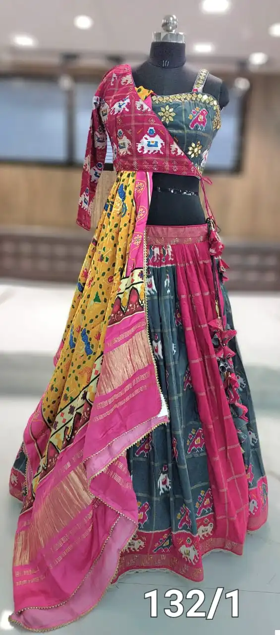 Rewaa Non Catalog P V Silk Wholesale Style Lehengas Catalog — Wholesale Lehenga, MPA wholesale from Surat — view 8