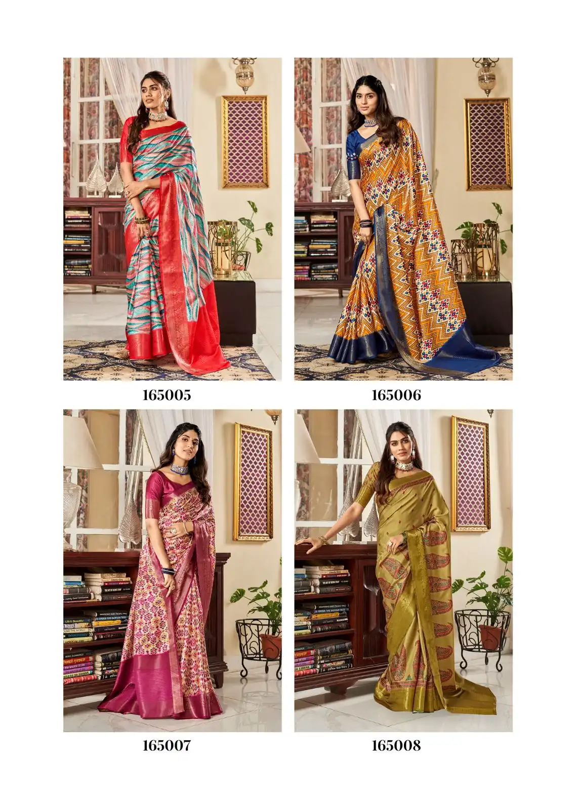 Rajpath Sunheri Silk Satin Digital Wholesale Saree Catalog — Wholesale Sarees, MPA wholesale from Surat - Gallery Image 9