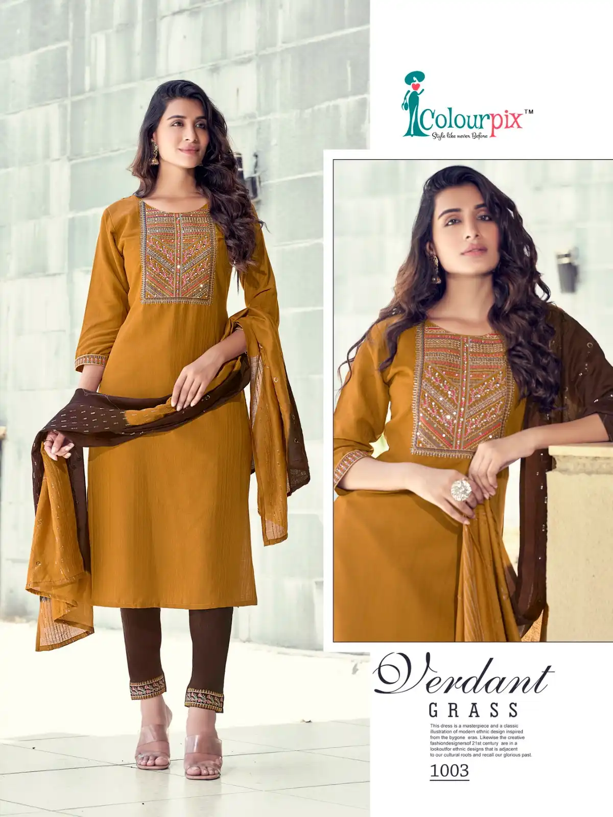 Colourpix Saheli Fancy Heavy Viscose Wholesale Readymade Suits Catalog — Wholesale Salwar Suits, MPA wholesale from Surat - Gallery Image 4