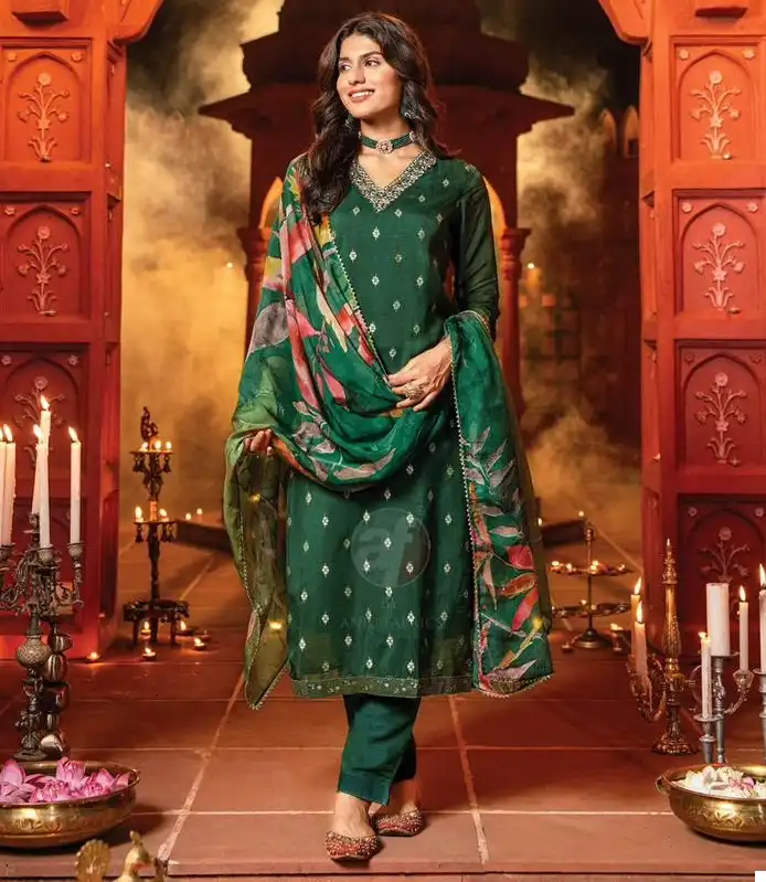 Anju Fabrics Sahiba Vol 5 Pure Organza Wholesale Readymade Suits Catalog — Wholesale Salwar Suits, MPA wholesale from Surat — view 1