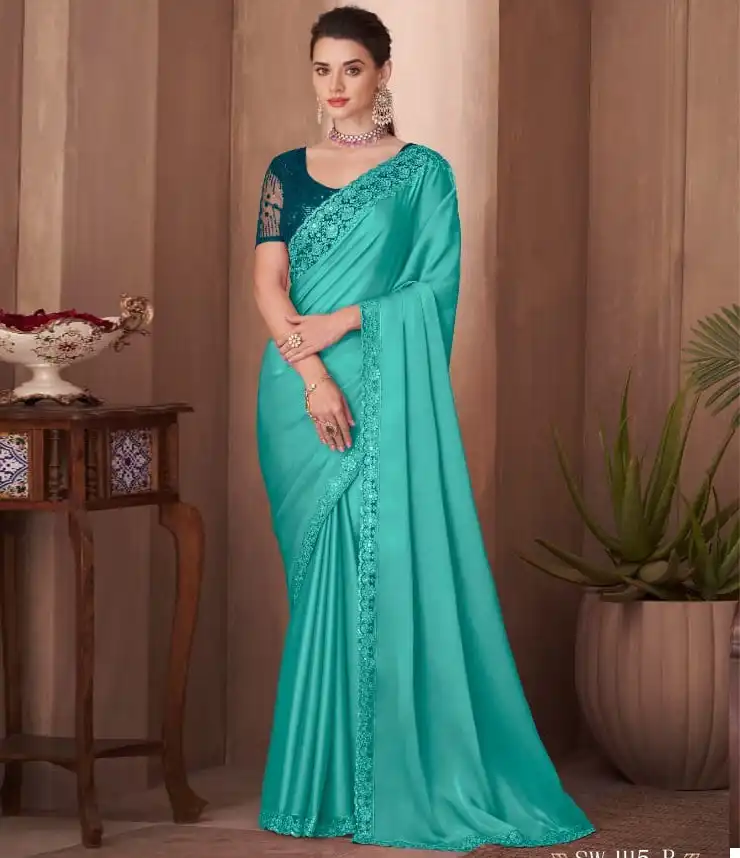 TFH Sandalwood 1115 Silk Wholesale Fancy Saree Catalog — Wholesale Sarees, MPA wholesale from Surat — view 1