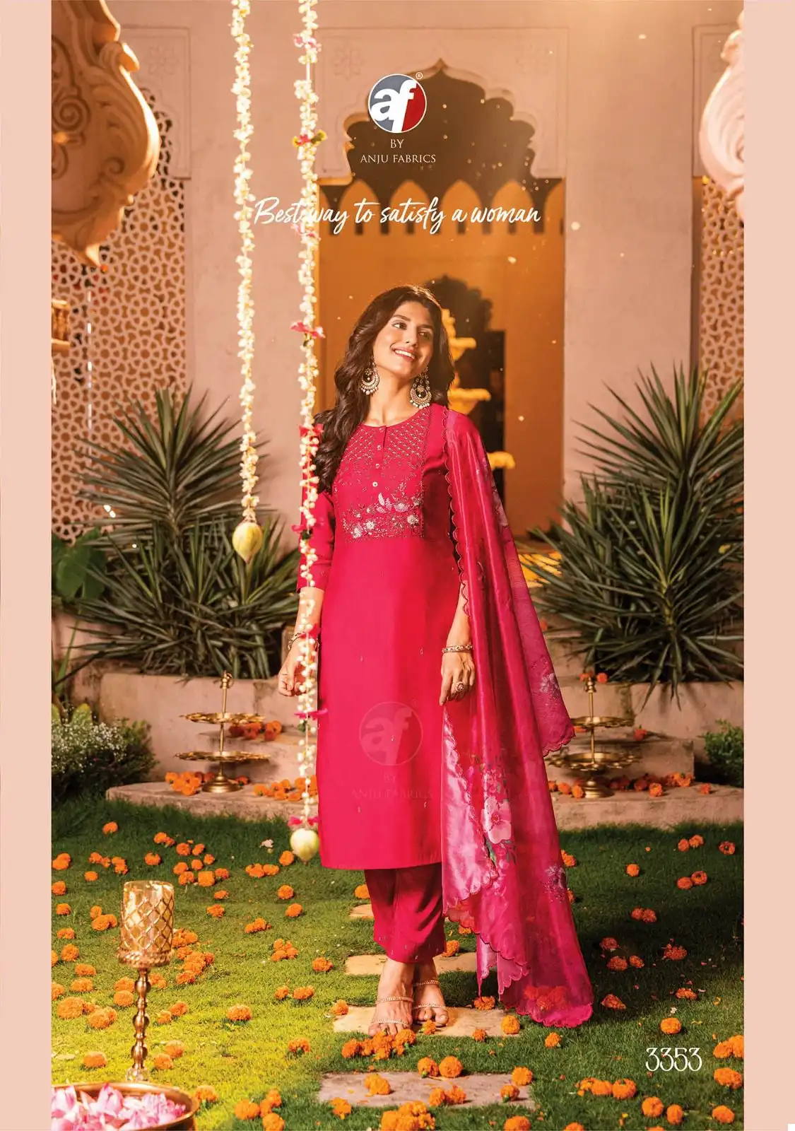 Anju Fabrics Sangeet Vol 4 Pure Viscose Modal Wholesale Designer Readymade Salwar Suit Catalog — Wholesale Salwar Suits, MPA wholesale from Surat - Gallery Image 4