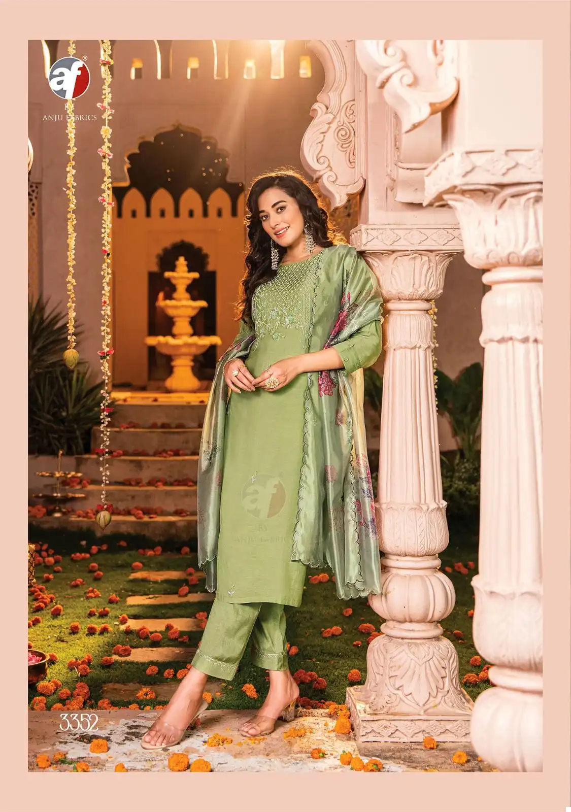 Anju Fabrics Sangeet Vol 4 Pure Viscose Modal Wholesale Designer Readymade Salwar Suit Catalog — Wholesale Salwar Suits, MPA wholesale from Surat - Gallery Image 5