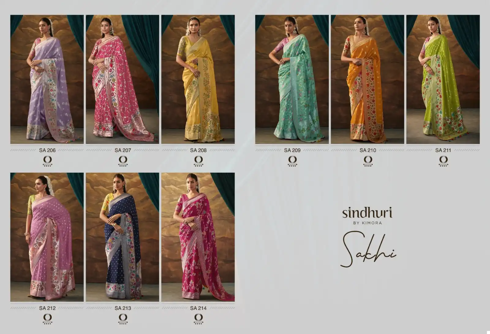 Kimora Sindhuri Sakhi Pure Dola Silk Wholesale Wedding Saree Catalog — Wholesale Sarees, Kimora wholesale from Surat — view 10