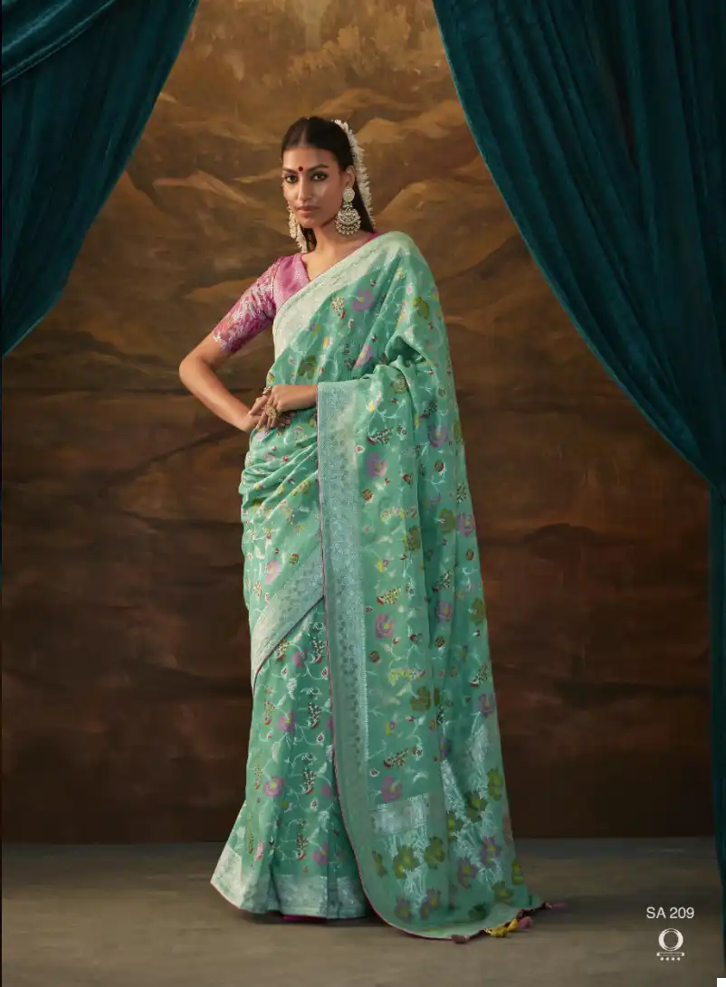 Kimora Sindhuri Sakhi Pure Dola Silk Wholesale Wedding Saree Catalog — Wholesale Sarees, Kimora wholesale from Surat - Gallery Image 3