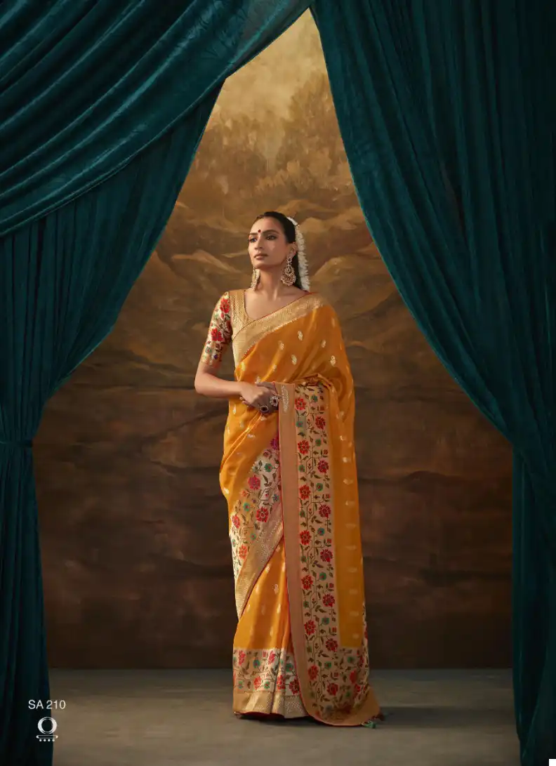 Kimora Sindhuri Sakhi Pure Dola Silk Wholesale Wedding Saree Catalog — Wholesale Sarees, Kimora wholesale from Surat - Gallery Image 4