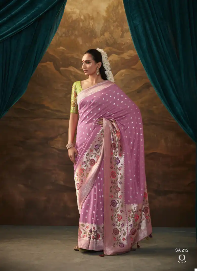 Kimora Sindhuri Sakhi Pure Dola Silk Wholesale Wedding Saree Catalog — Wholesale Sarees, Kimora wholesale from Surat - Gallery Image 6