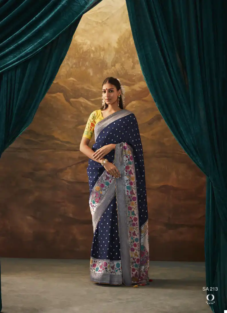 Kimora Sindhuri Sakhi Pure Dola Silk Wholesale Wedding Saree Catalog — Wholesale Sarees, Kimora wholesale from Surat - Gallery Image 7