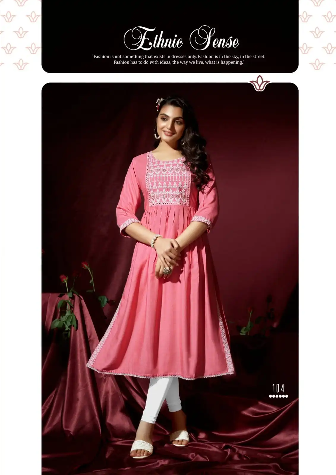 Wanna Smiley Heavy Rayon Slub Wholesale Naira Cut Kurti Catalog — Wholesale Kurtis, MPA wholesale from Surat - Gallery Image 5
