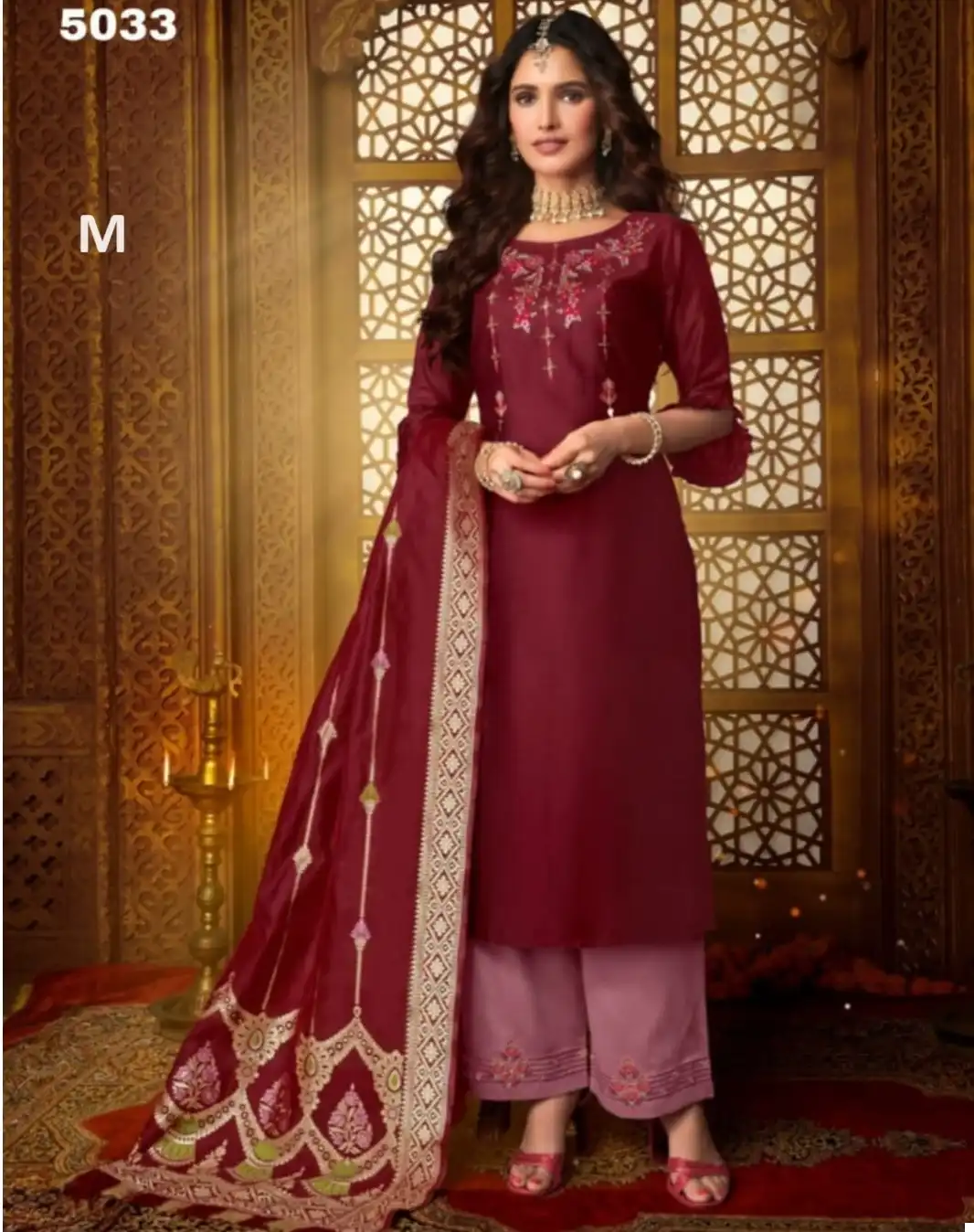 Anju Fabrics Suhagan Bamber Silk Wholesale Wedding Readymade Suits Catalog — Wholesale Salwar Suits, MPA wholesale from Surat — view 1