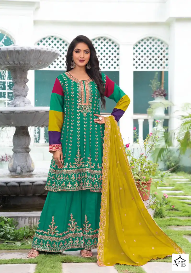 Your Choice Taani Blooming Chinon Wholesale Designer Readymade Salwar Suit Catalog — Wholesale Salwar Suits, MPA wholesale from Surat - Gallery Image 2
