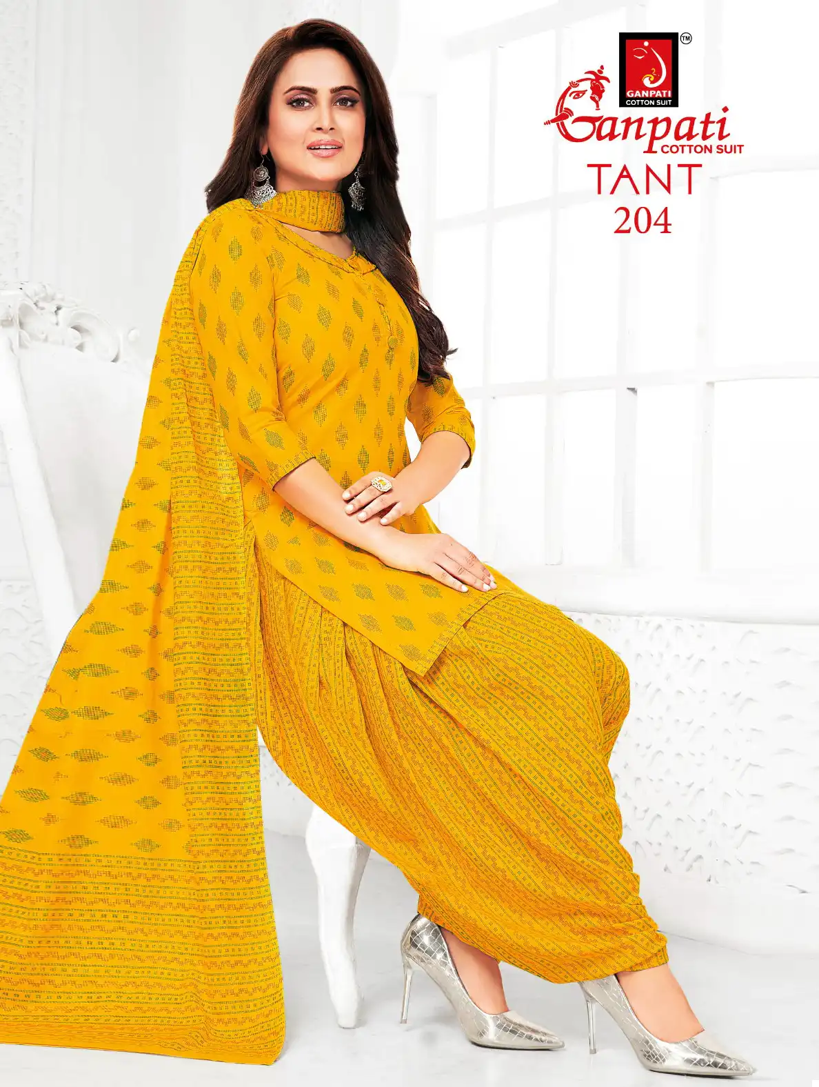 Ganpati Tant Special Vol 2 Cotton Wholesale Salwar Suit Catalog — Wholesale Salwar Suits, Ganpati wholesale from Surat — view 1