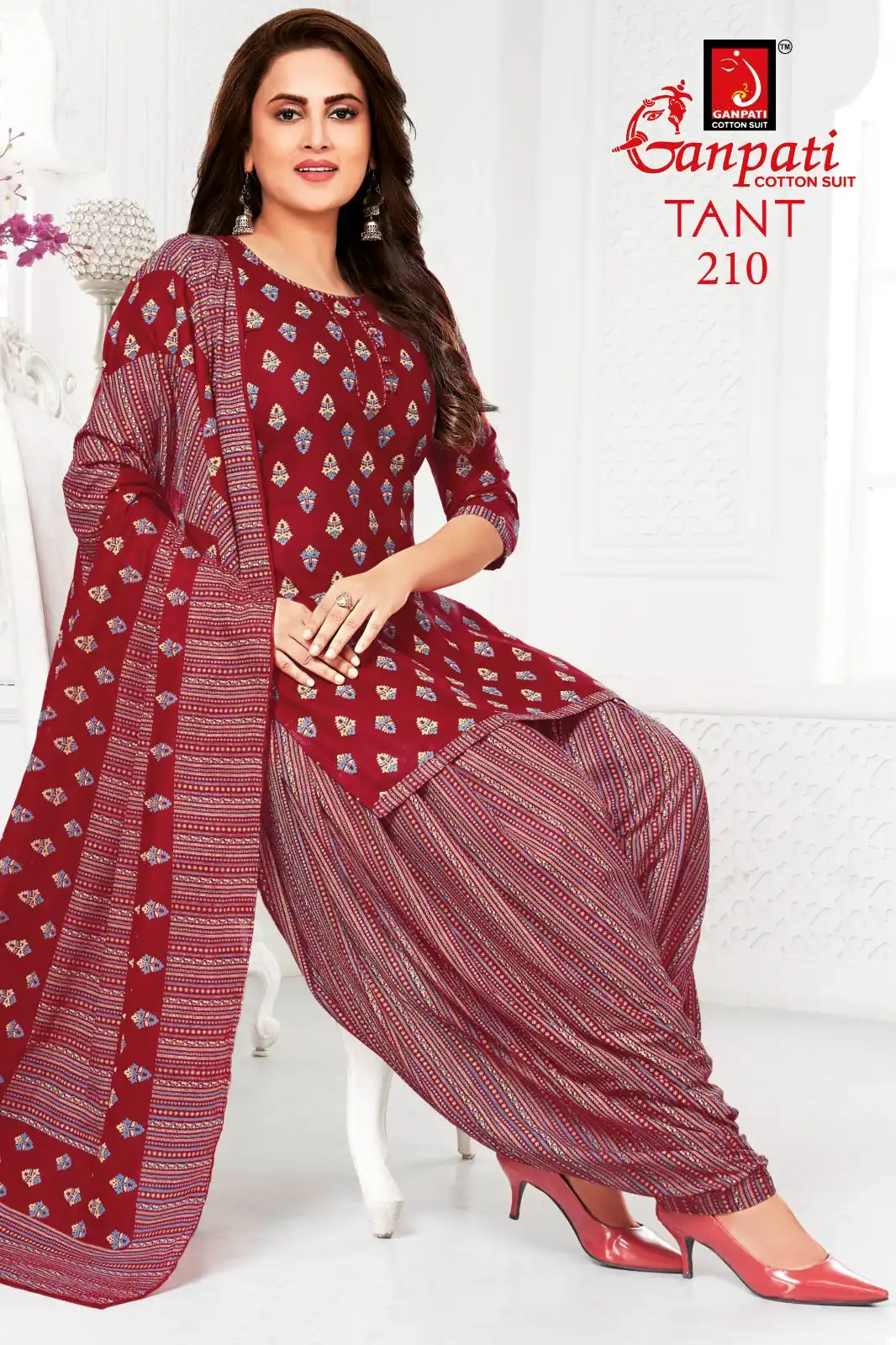 Ganpati Tant Special Vol 2 Cotton Wholesale Salwar Suit Catalog — Wholesale Salwar Suits, Ganpati wholesale from Surat - Gallery Image 3