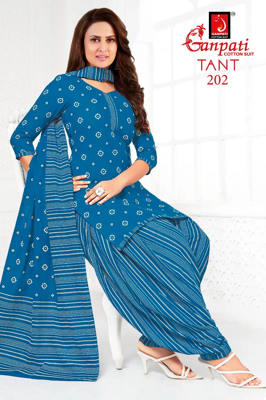 Ganpati Tant Special Vol 2 Cotton Wholesale Salwar Suit Catalog — Wholesale Salwar Suits, Ganpati wholesale from Surat - Gallery Image 4