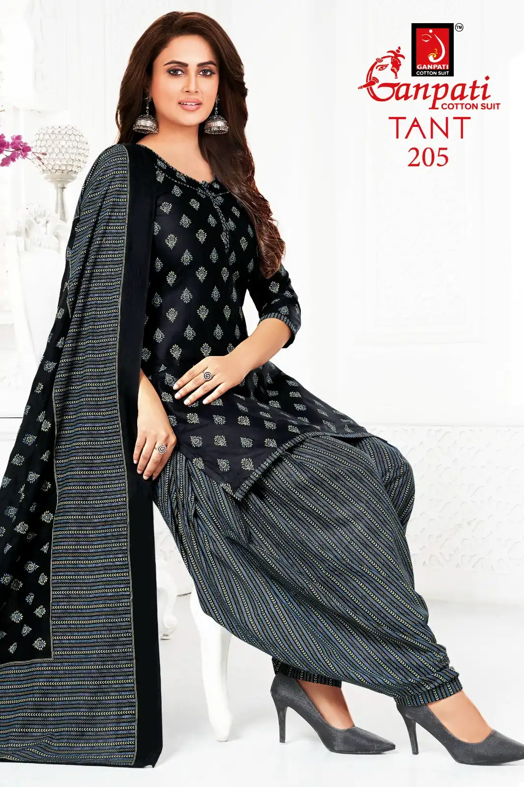 Ganpati Tant Special Vol 2 Cotton Wholesale Salwar Suit Catalog — Wholesale Salwar Suits, Ganpati wholesale from Surat - Gallery Image 5