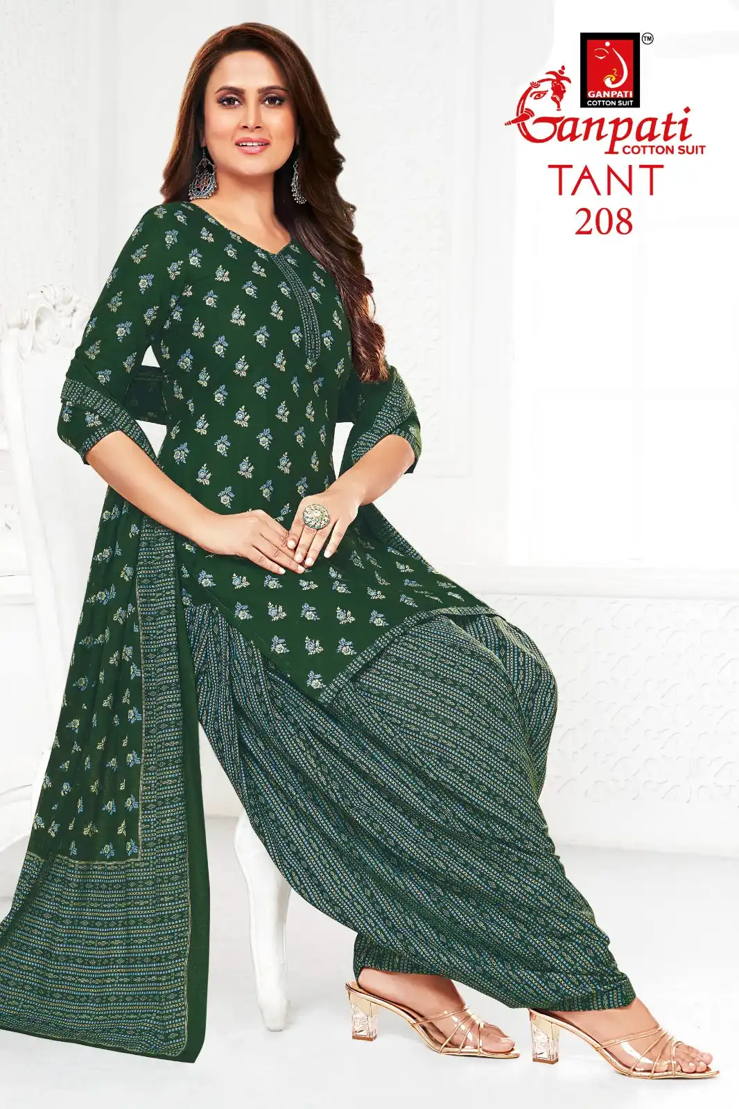 Ganpati Tant Special Vol 2 Cotton Wholesale Salwar Suit Catalog — Wholesale Salwar Suits, Ganpati wholesale from Surat - Gallery Image 6