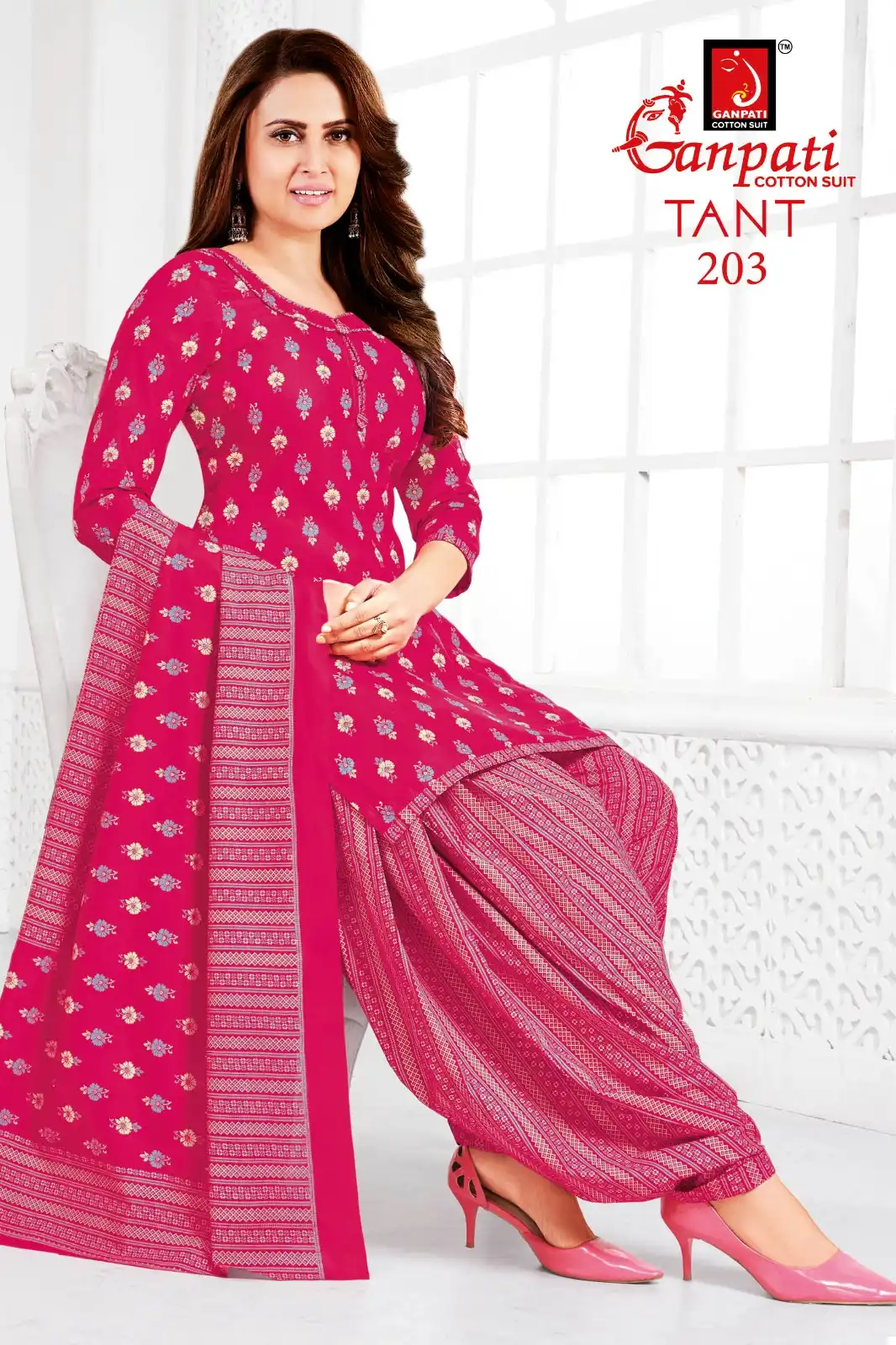 Ganpati Tant Special Vol 2 Cotton Wholesale Salwar Suit Catalog — Wholesale Salwar Suits, Ganpati wholesale from Surat - Gallery Image 8