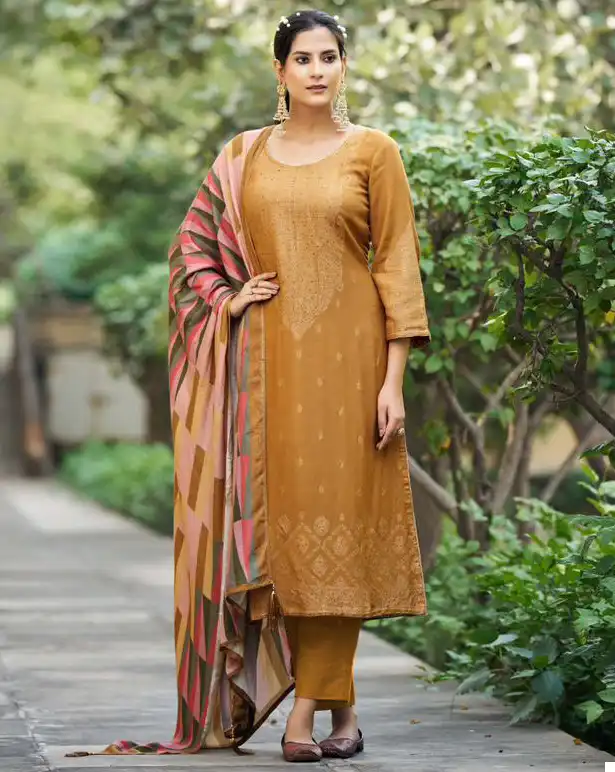 Sargam Tarang Pure Woolen Pashmina Wholesale Winter Wear Salwar Suit Catalog — Wholesale Salwar Suits, MPA wholesale from Surat — view 1