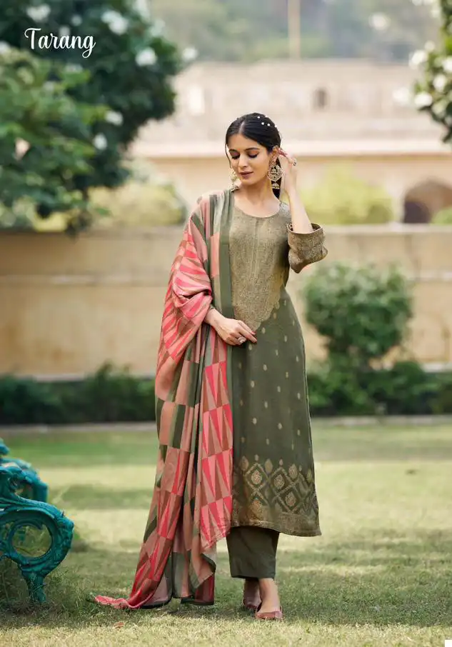 Sargam Tarang Pure Woolen Pashmina Wholesale Winter Wear Salwar Suit Catalog — Wholesale Salwar Suits, MPA wholesale from Surat - Gallery Image 4