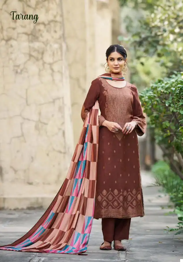 Sargam Tarang Pure Woolen Pashmina Wholesale Winter Wear Salwar Suit Catalog — Wholesale Salwar Suits, MPA wholesale from Surat — view 5