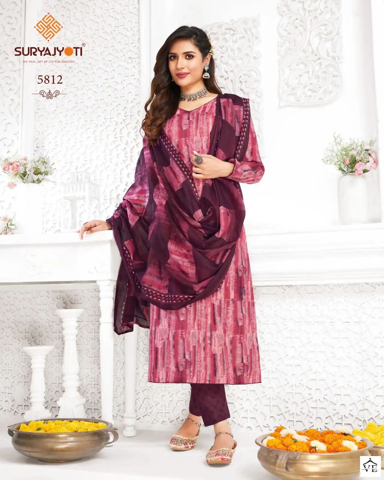Suryajyot Trendy Cotton Vol 58 Cotton Wholesale Salwar Suit Catalog — Wholesale Salwar Suits, MPA wholesale from Surat - Gallery Image 12