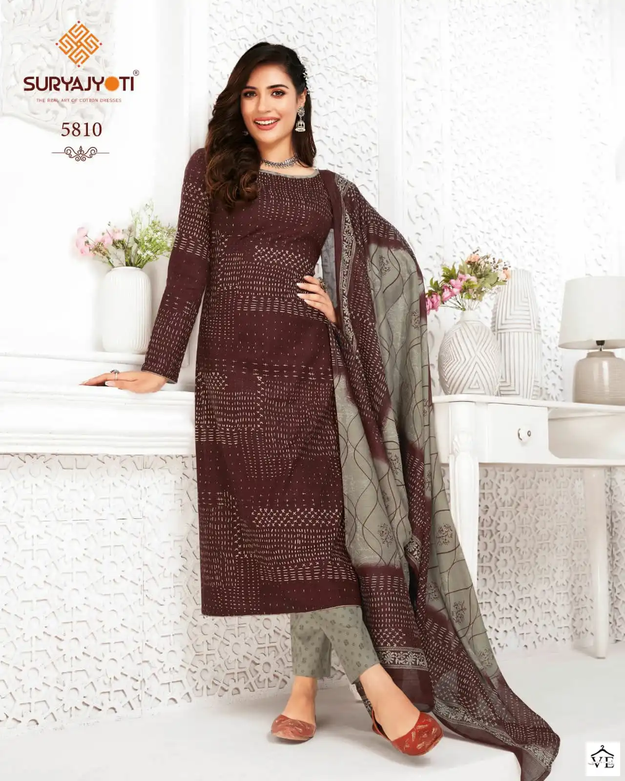 Suryajyot Trendy Cotton Vol 58 Cotton Wholesale Salwar Suit Catalog — Wholesale Salwar Suits, MPA wholesale from Surat - Gallery Image 13