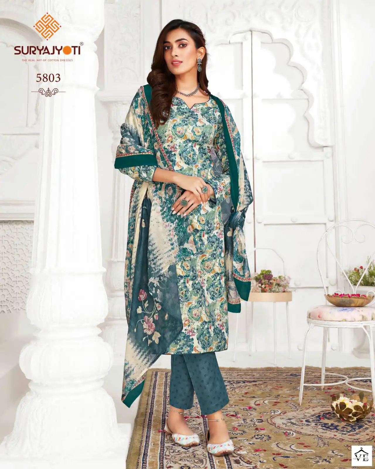 Suryajyot Trendy Cotton Vol 58 Cotton Wholesale Salwar Suit Catalog — Wholesale Salwar Suits, MPA wholesale from Surat - Gallery Image 5
