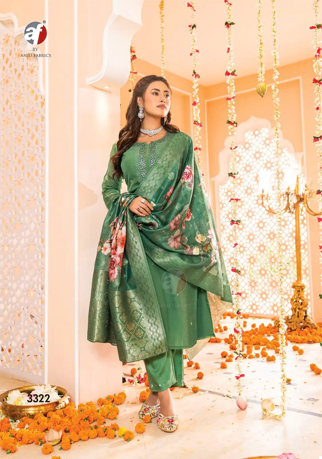 Anju Fabrics Tyohaar Viscose Wholesale Designer Readymade Salwar Suit Catalog — Wholesale Salwar Suits, MPA wholesale from Surat - Gallery Image 2