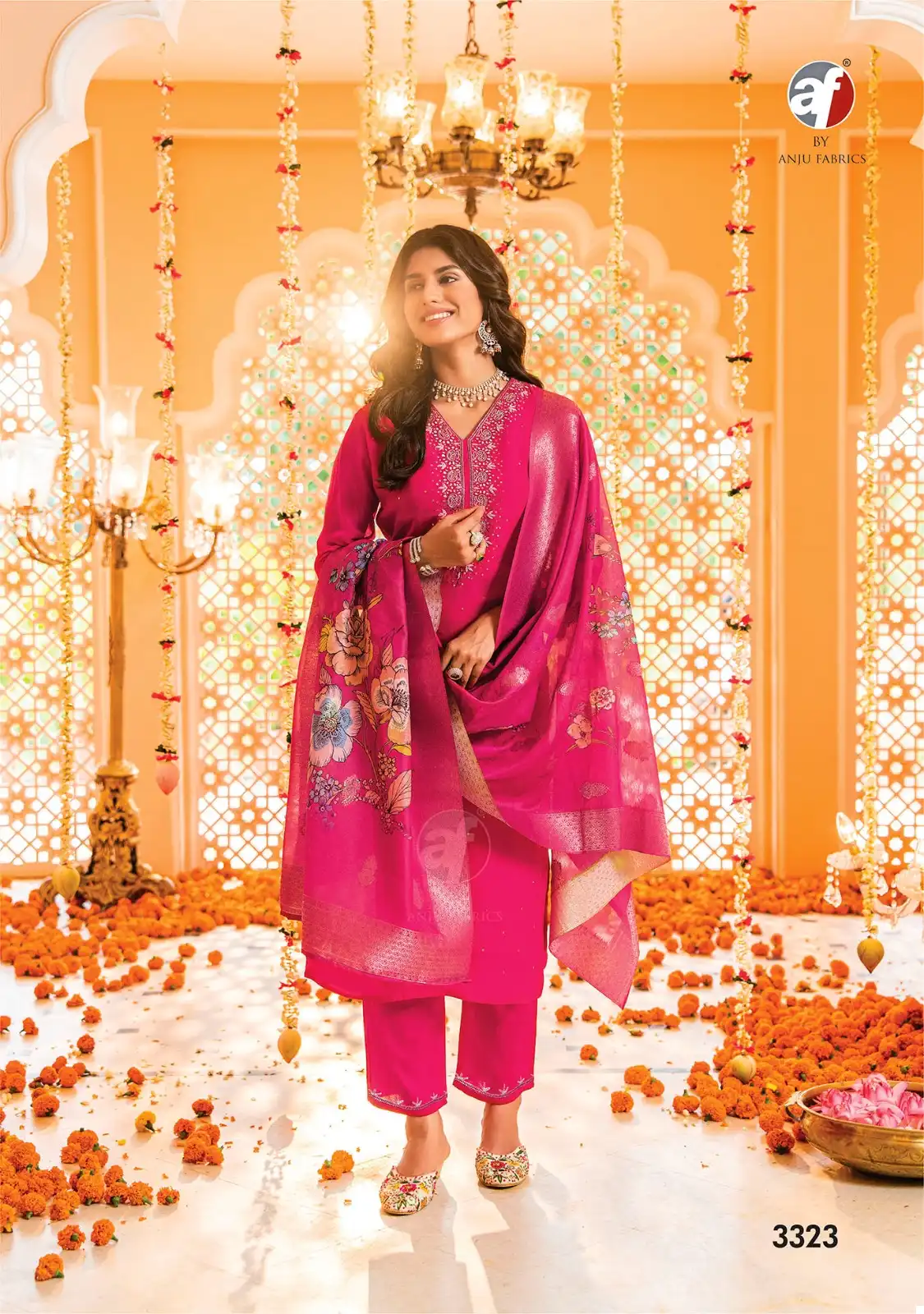 Anju Fabrics Tyohaar Viscose Wholesale Designer Readymade Salwar Suit Catalog — Wholesale Salwar Suits, MPA wholesale from Surat - Gallery Image 4
