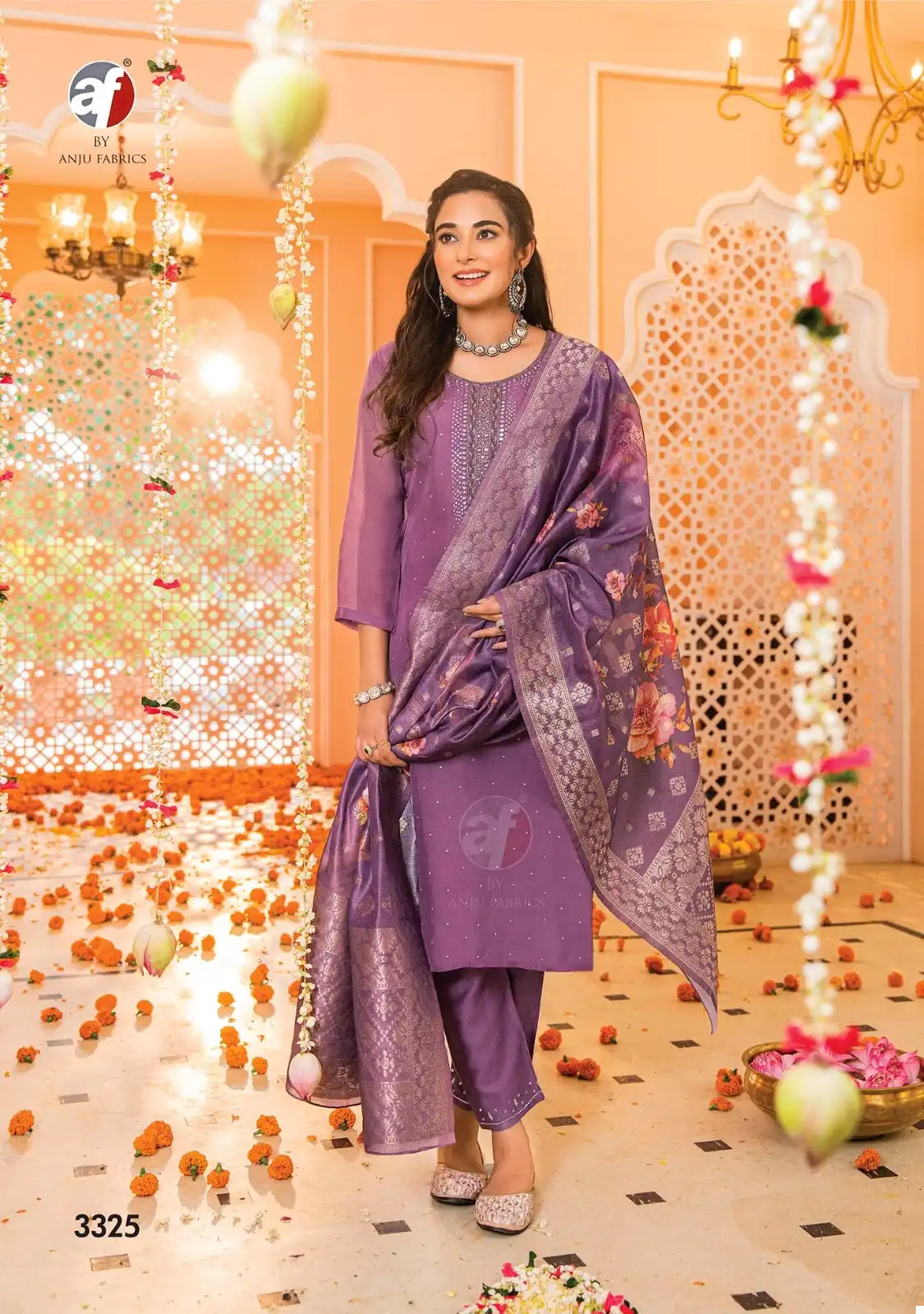 Anju Fabrics Tyohaar Viscose Wholesale Designer Readymade Salwar Suit Catalog — Wholesale Salwar Suits, MPA wholesale from Surat - Gallery Image 5