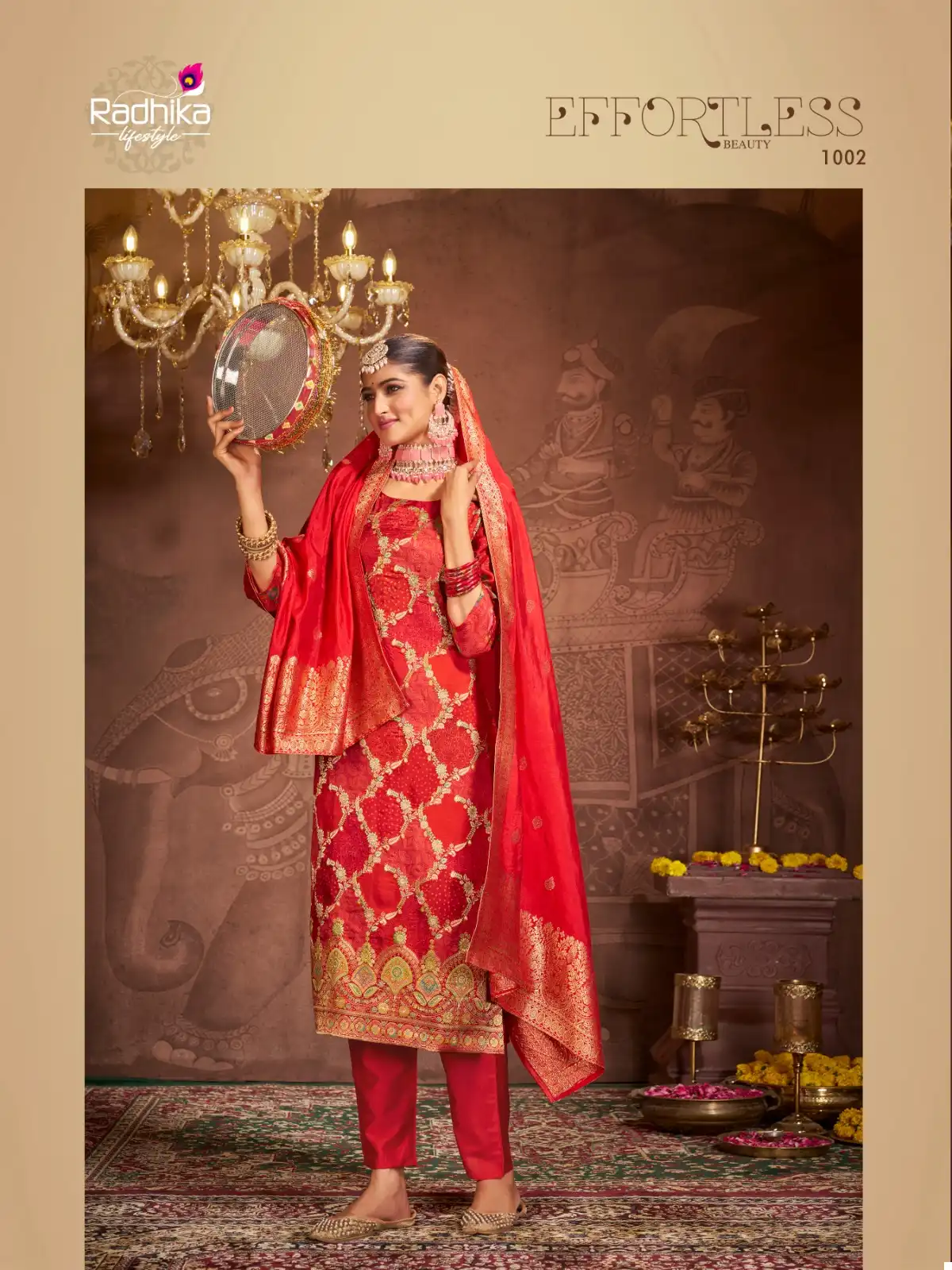Radhika Lifestyle Utsav Vol 1 Pure Dola Silk Wholesale Designer Readymade Salwar Suit Catalog — Wholesale Salwar Suits, MPA wholesale from Surat - Gallery Image 3