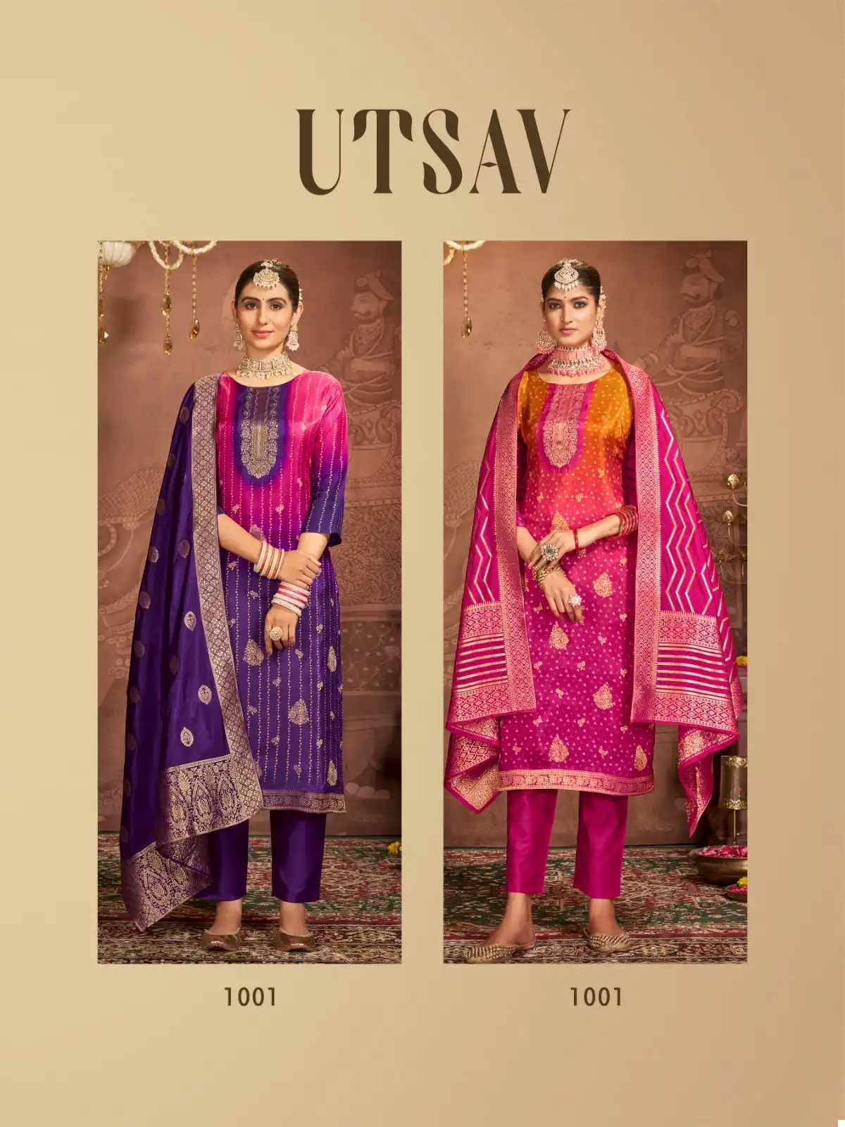Radhika Lifestyle Utsav Vol 1 Pure Dola Silk Wholesale Designer Readymade Salwar Suit Catalog — Wholesale Salwar Suits, MPA wholesale from Surat — view 6