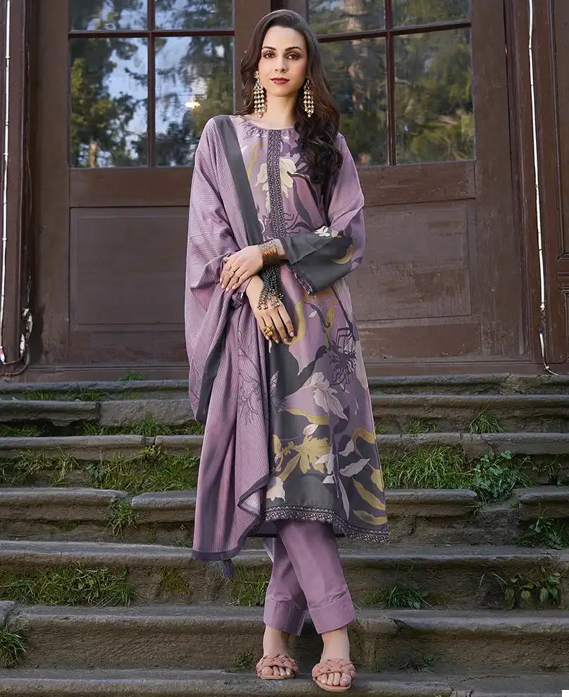 Prm Trendz Vaari Viscose Pashmina Wholesale Designer Winter Wear Salwar Suit Catalog — Wholesale Salwar Suits, MPA wholesale from Surat — view 1
