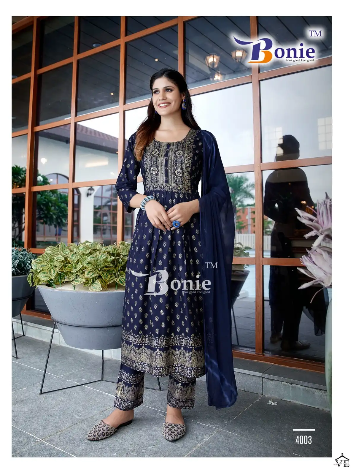 Bonie Vasudha 4 Rayon 14Kg Wholesale Readymade Salwar Suit Catalog — Wholesale Salwar Suits, bonie wholesale from Surat - Gallery Image 4