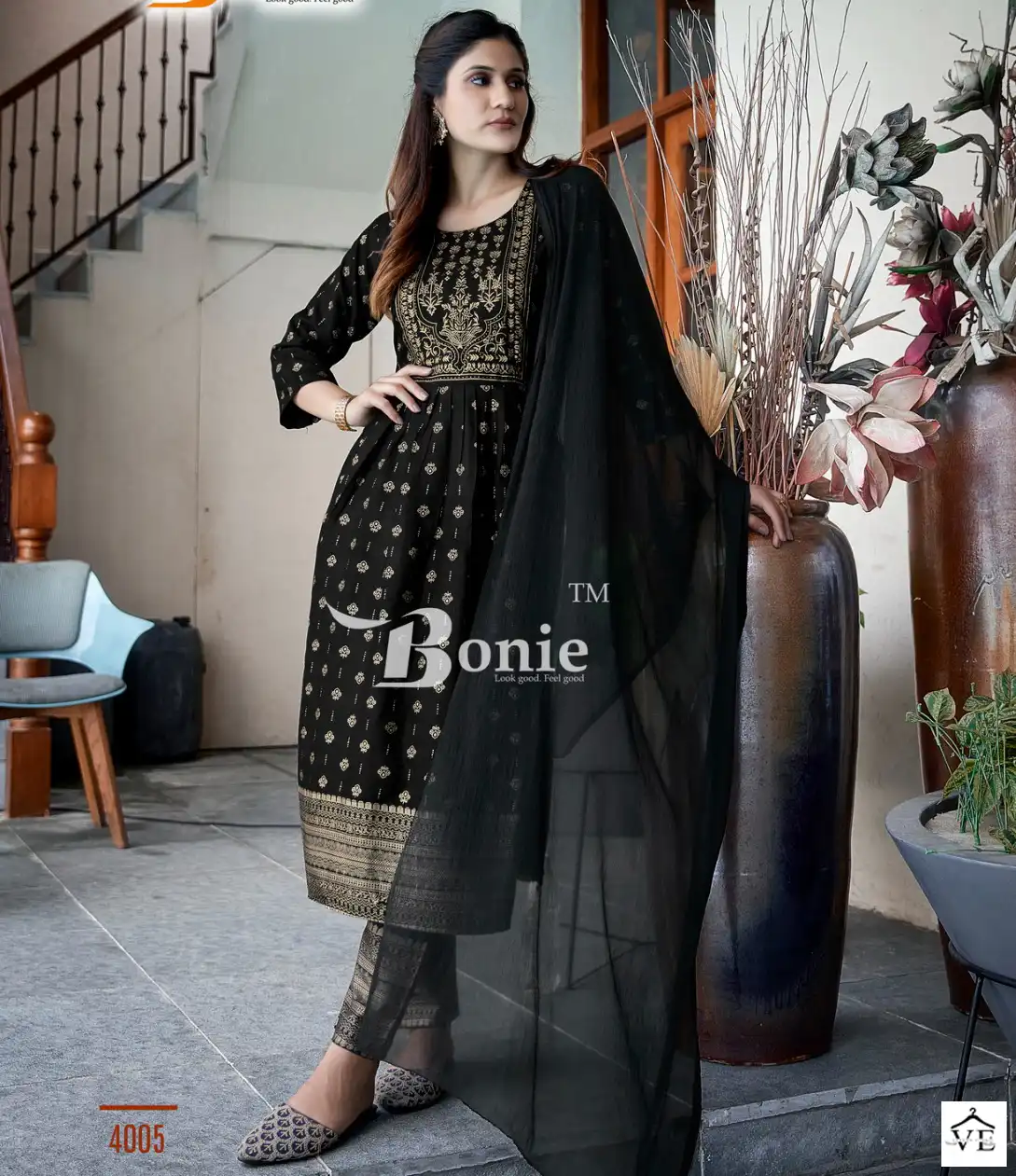 Bonie Vasudha 4 Rayon 14Kg Wholesale Readymade Salwar Suit Catalog — Wholesale Salwar Suits, bonie wholesale from Surat — view 1