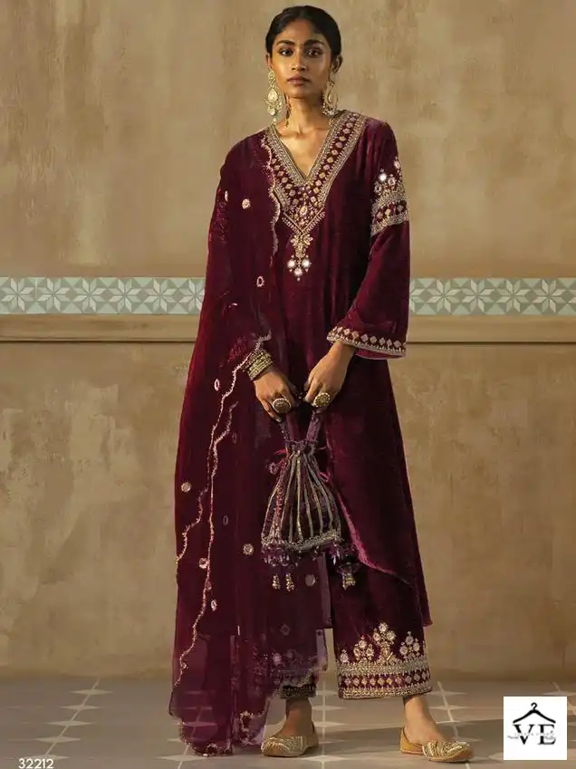 Deepsy Suits Velvet 23 Velvet Wholesale Designer Winter Wear Pakistani Salwar Suit — Wholesale Salwar Suits, MPA wholesale from Surat — view 1