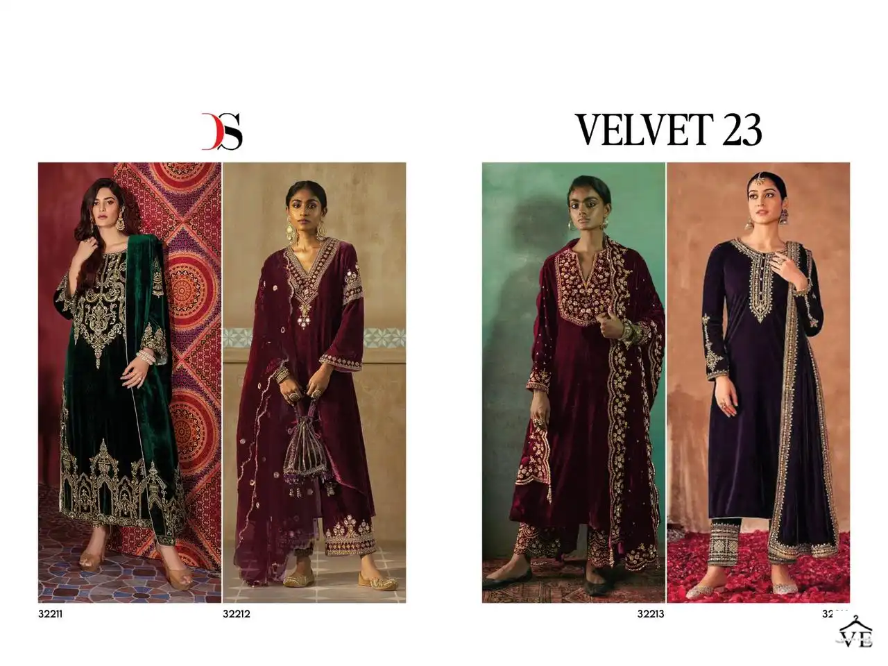 Deepsy Suits Velvet 23 Velvet Wholesale Designer Winter Wear Pakistani Salwar Suit — Wholesale Salwar Suits, MPA wholesale from Surat — view 9