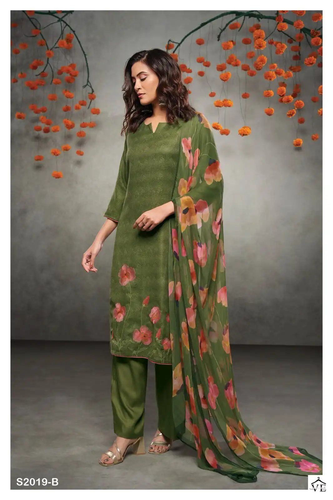 Ganga Vishka 2019 Premium Wool Pashmina Wholesale Woolen Suit Catalog — Wholesale Salwar Suits, Ganga wholesale from Surat - Gallery Image 3