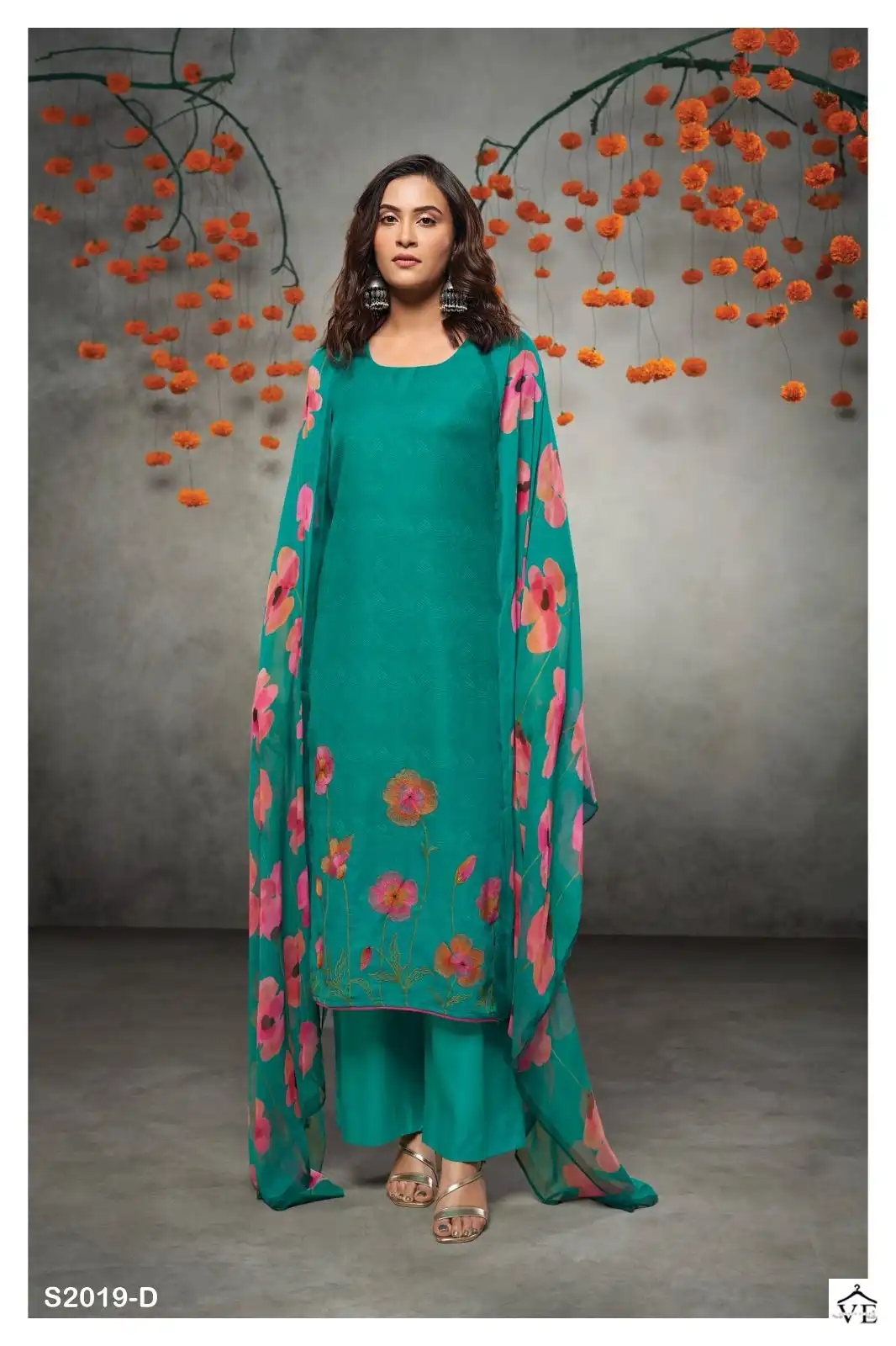 Ganga Vishka 2019 Premium Wool Pashmina Wholesale Woolen Suit Catalog — Wholesale Salwar Suits, Ganga wholesale from Surat - Gallery Image 2