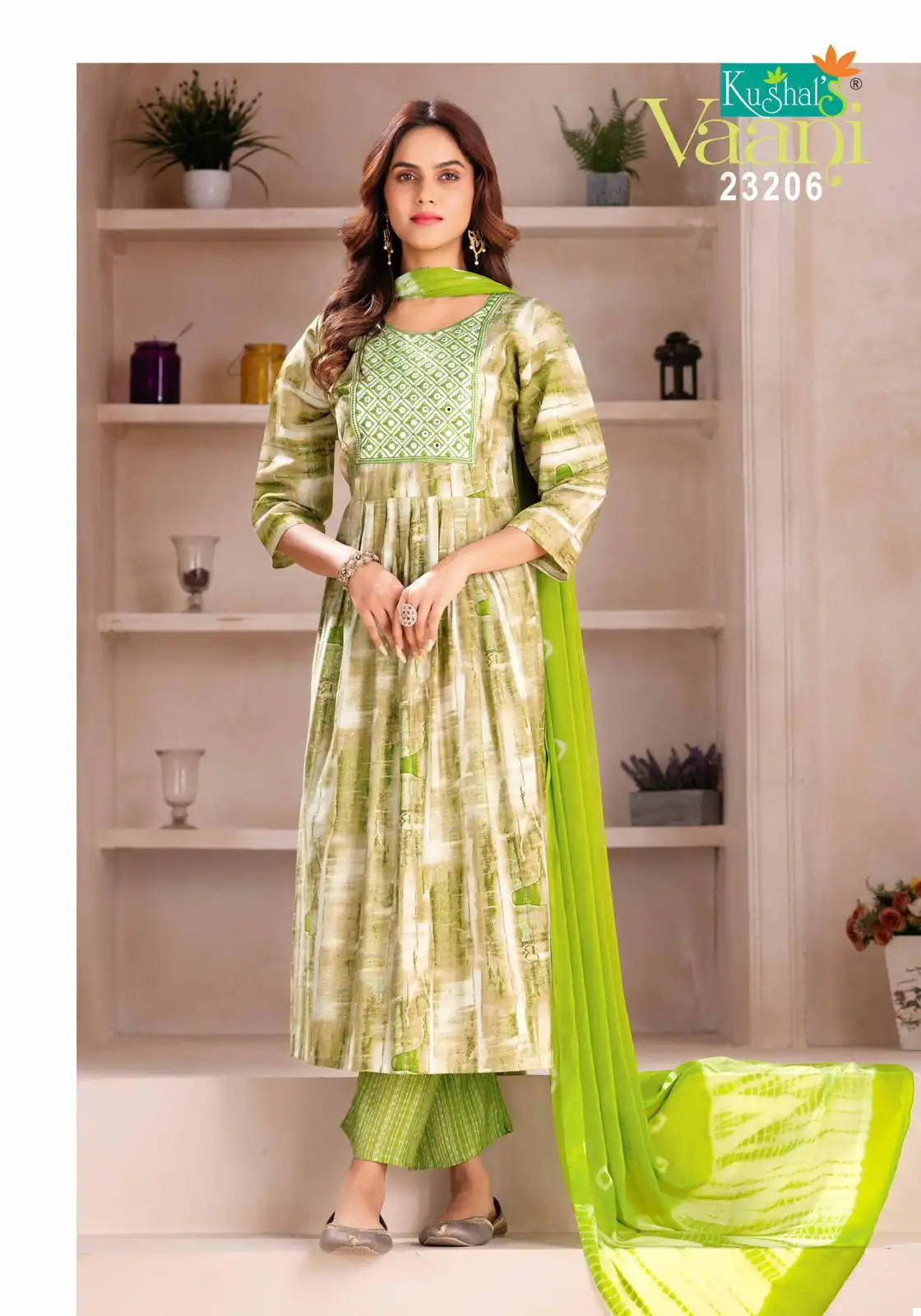 VE Vaani Vol 2 Muslin Printed Wholesale Nayra Cut Readymade Suits Catalog — Wholesale Salwar Suits, MPA wholesale from Surat - Gallery Image 2
