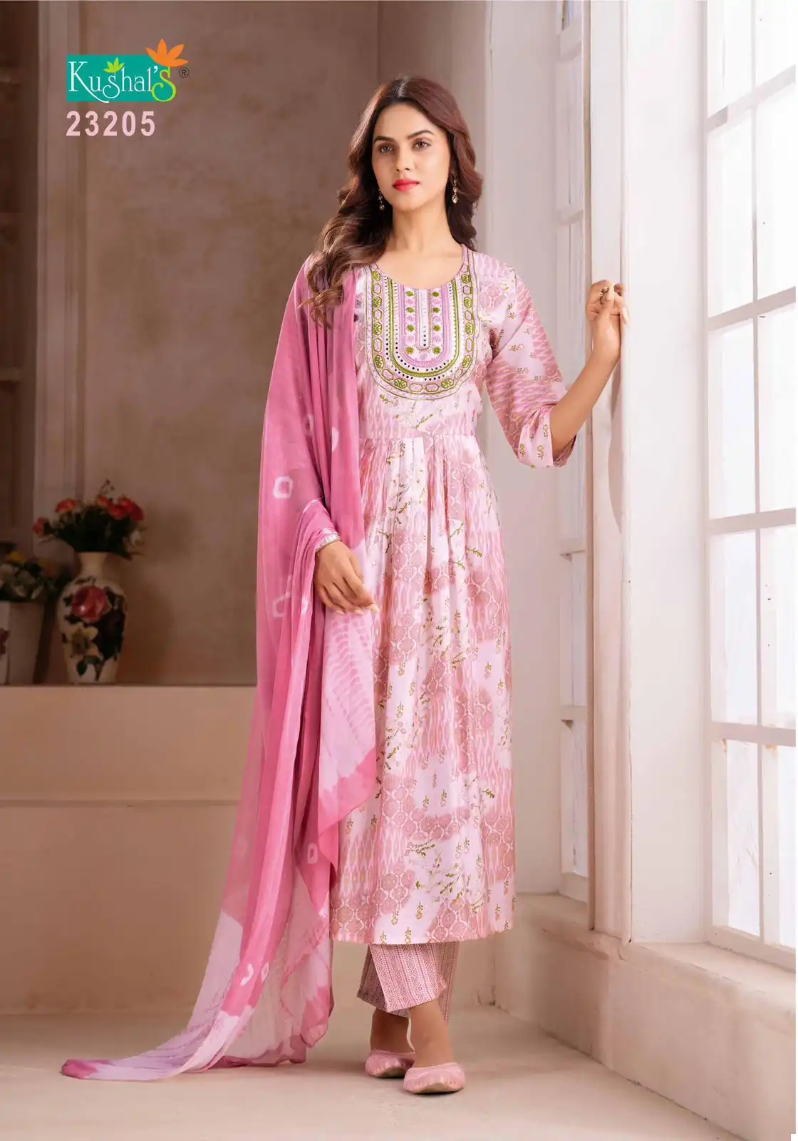 VE Vaani Vol 2 Muslin Printed Wholesale Nayra Cut Readymade Suits Catalog — Wholesale Salwar Suits, MPA wholesale from Surat - Gallery Image 3
